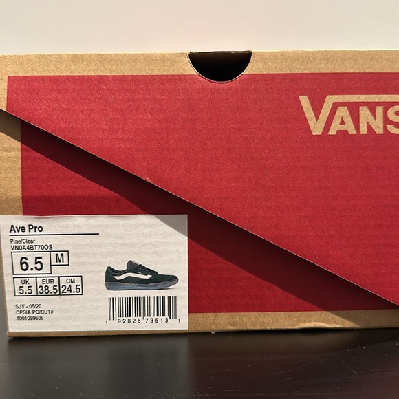 Vans Green AVE Pro Skate Shoes - Picture 8 of 8